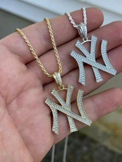 Hip Hop New York Pendant - Iced Diamond Real 925 Silver Gold Necklace 15 Hip Hop New York Pendant - Iced Diamond Real 925 Silver Gold Necklace -Harlem Bling Shop hip hop new york pendant iced diamond real 925 silver gold necklace 13375.1664384159