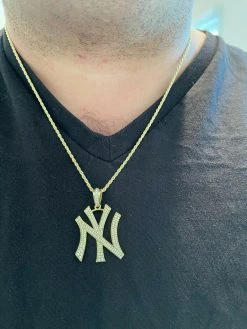 Hip Hop New York Pendant - Iced Diamond Real 925 Silver Gold Necklace 20 Hip Hop New York Pendant - Iced Diamond Real 925 Silver Gold Necklace -Harlem Bling Shop hip hop new york pendant iced diamond real 925 silver gold necklace 38230.1664395134
