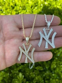 Hip Hop New York Pendant - Iced Diamond Real 925 Silver Gold Necklace 18 Hip Hop New York Pendant - Iced Diamond Real 925 Silver Gold Necklace -Harlem Bling Shop hip hop new york pendant iced diamond real 925 silver gold necklace 63765.1664379257