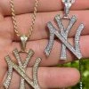 Hip Hop New York Pendant - Iced Diamond Real 925 Silver Gold Necklace 1 Hip Hop New York Pendant - Iced Diamond Real 925 Silver Gold Necklace -Harlem Bling Shop hip hop new york pendant iced diamond real 925 silver gold necklace 93502.1664372394