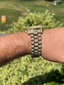 Real 13.3ct MOISSANITE Automatic Presidential Watch Gold Iced Hip Hop Pearl Face 17 Real 13.3ct MOISSANITE Automatic Presidential Watch Gold Iced Hip Hop Pearl Face -Harlem Bling Shop hip hop real 13.3ct moissanite automatic presidential watch gold iced hip hop pearl face 44493.1664301630