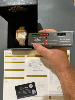 Real 16ct VVS MOISSANITE Watch Iced Automatic Movement Gold Hip Hop Arabic Out 19 Real 16ct VVS MOISSANITE Watch Iced Automatic Movement Gold Hip Hop Arabic Out -Harlem Bling Shop hip hop real 16ct vvs moissanite watch iced automatic movement gold hip hop arabic out 89026.1664302615