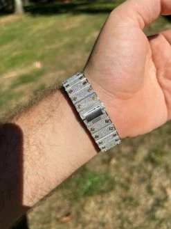 Real 16ct VVS MOISSANITE Watch Iced Automatic Movement Hip Hop Two Tone Gold 19 Real 16ct VVS MOISSANITE Watch Iced Automatic Movement Hip Hop Two Tone Gold -Harlem Bling Shop hip hop real 16ct vvs moissanite watch iced automatic movement hip hop two tone gold 43650.1664301437