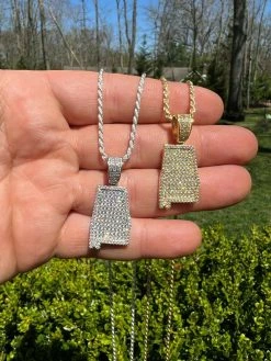 Front Page -Harlem Bling Shop hip hop real 925 silver hip hop alabama state shape pendant iced diamond necklace gold 10344.1664361264