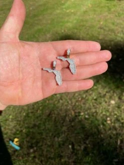 Real 925 Silver Hip Hop Florida State Shape Pendant Iced Diamond Necklace Gold 19 Real 925 Silver Hip Hop Florida State Shape Pendant Iced Diamond Necklace Gold -Harlem Bling Shop hip hop real 925 silver hip hop florida state shape pendant iced diamond necklace gold 10088.1664382631