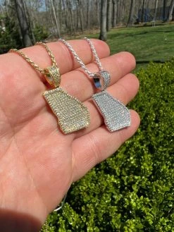 Real 925 Silver Hip Hop Georgia Shape Atlanta Pendant Iced Diamond Necklace Gold 23 Real 925 Silver Hip Hop Georgia Shape Atlanta Pendant Iced Diamond Necklace Gold -Harlem Bling Shop hip hop real 925 silver hip hop georgia shape atlanta pendant iced diamond necklace gold 70480.1664361307