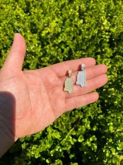 Real 925 Silver Hip Hop Mississippi Shape Pendant Iced Diamond Necklace Gold 22 Real 925 Silver Hip Hop Mississippi Shape Pendant Iced Diamond Necklace Gold -Harlem Bling Shop hip hop real 925 silver hip hop mississippi shape pendant iced diamond necklace gold 24759.1664362026