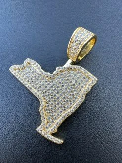 Real 925 Silver Hip Hop New York State Yankees NYC Pendant Iced Necklace Gold 22 Real 925 Silver Hip Hop New York State Yankees NYC Pendant Iced Necklace Gold -Harlem Bling Shop hip hop real 925 silver hip hop new york state yankees nyc pendant iced necklace gold 48473.1664358834
