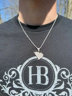 Real 925 Silver Hip Hop South Carolina Shape Pendant Iced Diamond Necklace Gold -Harlem Bling Shop hip hop real 925 silver hip hop south carolina shape pendant iced diamond necklace gold 27468.1664362902