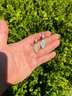 Real 925 Silver HipHop Illinois Chicago Shape Pendant Iced Diamond Necklace Gold 24 Real 925 Silver HipHop Illinois Chicago Shape Pendant Iced Diamond Necklace Gold -Harlem Bling Shop hip hop real 925 silver hiphop illinois chicago shape pendant iced diamond necklace gold 90673.1664362891