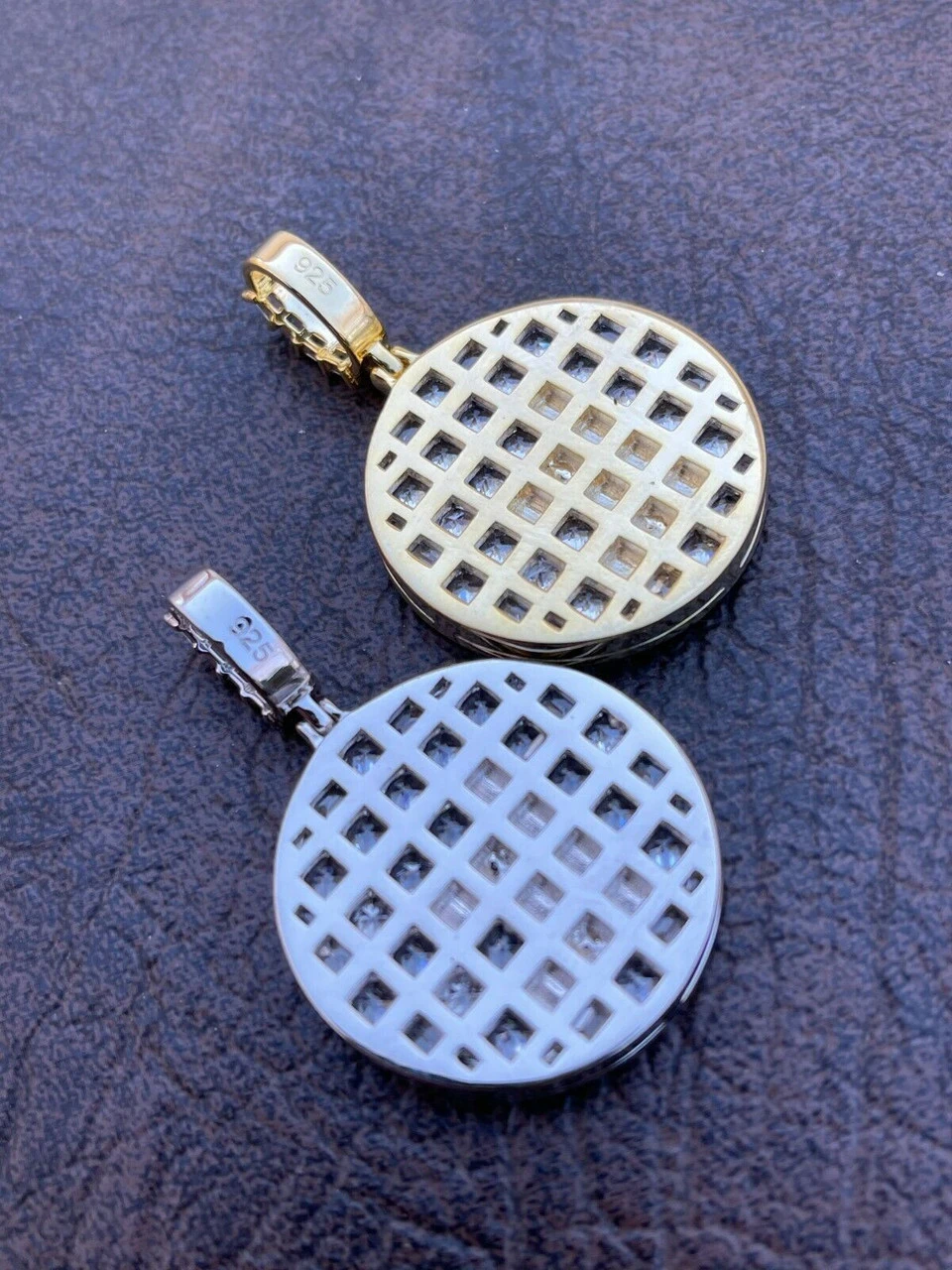 Real 925 Silver St Michael Archangel Necklace Pendant Ice Gold Hip Hop Medallion 14 Real 925 Silver St Michael Archangel Necklace Pendant Ice Gold Hip Hop Medallion - Image 12