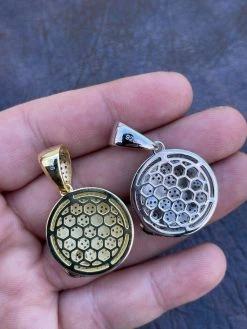 Real 925 Sterling Silver Hip Hop Kiss Face Emoji Pendant Necklace Iced Gold -Harlem Bling Shop hip hop real 925 sterling silver hip hop kiss face emoji pendant necklace iced gold 59515.1664372137