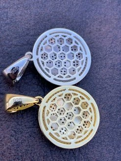 Real 925 Sterling Silver Hip Hop Smiley Face Emoji Pendant Necklace Iced Gold -Harlem Bling Shop hip hop real 925 sterling silver hip hop smiley face emoji pendant necklace iced gold 55386.1664389423