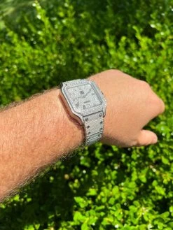 Real Mens 16ct VVS MOISSANITE Watch Iced Automatic Movement Hip Hop Bust Down 23 Real Mens 16ct VVS MOISSANITE Watch Iced Automatic Movement Hip Hop Bust Down -Harlem Bling Shop hip hop real mens 16ct vvs moissanite watch iced automatic movement hip hop bust down 53676.1664300446