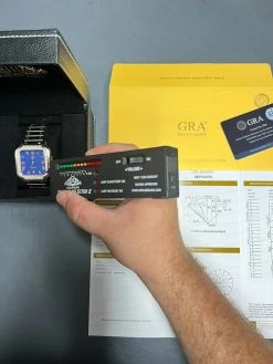 Real Mens 2.5ct MOISSANITE Watch Two Tone Rose Gold Iced Automatic Blue Face 16 Real Mens 2.5ct MOISSANITE Watch Two Tone Rose Gold Iced Automatic Blue Face -Harlem Bling Shop hip hop real mens 2.5ct moissanite watch two tone rose gold iced automatic blue face 13430.1664301426