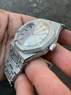 Real Mens MOISSANITE Watch Iced Automatic Skeleton 44mm HipHop Pass Diamond Test 23 Real Mens MOISSANITE Watch Iced Automatic Skeleton 44mm HipHop Pass Diamond Test -Harlem Bling Shop hip hop real mens moissanite watch iced automatic skeleton 44mm hiphop pass diamond test 05623.1664359365