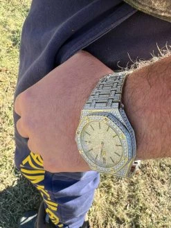 Real Mens MOISSANITE Watch Iced Automatic Skeleton 44mm HipHop Pass Diamond Test 25 Real Mens MOISSANITE Watch Iced Automatic Skeleton 44mm HipHop Pass Diamond Test -Harlem Bling Shop hip hop real mens moissanite watch iced automatic skeleton 44mm hiphop pass diamond test 24342.1664362945