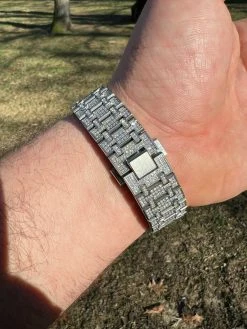 Real Mens MOISSANITE Watch Iced Automatic Skeleton 44mm HipHop Pass Diamond Test 21 Real Mens MOISSANITE Watch Iced Automatic Skeleton 44mm HipHop Pass Diamond Test -Harlem Bling Shop hip hop real mens moissanite watch iced automatic skeleton 44mm hiphop pass diamond test 64750.1664360507