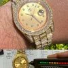 Real MOISSANITE Automatic Presidential Watch Gold Iced Hip Hop Pass Diamond Test 2 Real MOISSANITE Automatic Presidential Watch Gold Iced Hip Hop Pass Diamond Test -Harlem Bling Shop hip hop real moissanite automatic presidential watch gold iced hip hop pass diamond test 00659.1664361072