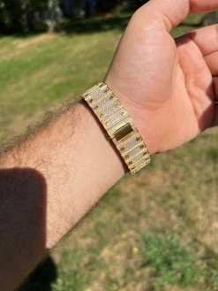 Real MOISSANITE Gold Watch Iced Automatic Arabic #s Hip Hop Pass Diamond Tester 20 Real MOISSANITE Gold Watch Iced Automatic Arabic #s Hip Hop Pass Diamond Tester -Harlem Bling Shop hip hop real moissanite gold watch iced automatic arabic s hip hop pass diamond tester 46662.1664299737