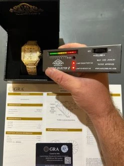 Real MOISSANITE Gold Watch Iced Automatic Arabic #s Hip Hop Pass Diamond Tester 16 Real MOISSANITE Gold Watch Iced Automatic Arabic #s Hip Hop Pass Diamond Tester -Harlem Bling Shop hip hop real moissanite gold watch iced automatic arabic s hip hop pass diamond tester 78757.1664361031