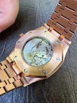 Real MOISSANITE Mens Skeleton Watch Iced Rose Gold Hip Hop Pass Diamond Test 19 Real MOISSANITE Mens Skeleton Watch Iced Rose Gold Hip Hop Pass Diamond Test -Harlem Bling Shop hip hop real moissanite mens skeleton watch iced rose gold hip hop pass diamond test 16683.1664301905