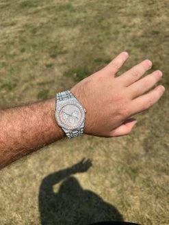 Real MOISSANITE Mens Watch 14k Rose Gold Two Tone Iced Skeleton Back Hip Hop 39 Real MOISSANITE Mens Watch 14k Rose Gold Two Tone Iced Skeleton Back Hip Hop -Harlem Bling Shop hip hop real moissanite mens watch 14k rose gold two tone iced skeleton back hip hop 32104.1689291118