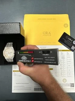 Real MOISSANITE Mens Watch 14k Rose Gold Two Tone Iced Skeleton Back Hip Hop 26 Real MOISSANITE Mens Watch 14k Rose Gold Two Tone Iced Skeleton Back Hip Hop -Harlem Bling Shop hip hop real moissanite mens watch 14k rose gold two tone iced skeleton back hip hop 90559.1689291039