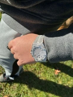 Real MOISSANITE Mens Watch Iced Skeleton Back 44mm Hip Hop Passes Diamond Tester 19 Real MOISSANITE Mens Watch Iced Skeleton Back 44mm Hip Hop Passes Diamond Tester -Harlem Bling Shop hip hop real moissanite mens watch iced skeleton back 44mm hip hop passes diamond tester 87830.1664361752