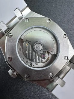 Real MOISSANITE Mens Watch Iced Skeleton Back 44mm Hip Hop - White Silicone Band -Harlem Bling Shop hip hop real moissanite mens watch iced skeleton back 44mm hip hop white silicone band 61726.1689291025