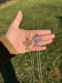 Real Moissanite Pendant Iced Jewish Menorah Hebrew Israelite Necklace 925 Silver 37 Real Moissanite Pendant Iced Jewish Menorah Hebrew Israelite Necklace 925 Silver -Harlem Bling Shop hip hop real moissanite pendant iced jewish menorah hebrew israelite necklace 925 silver 12816.1704266806