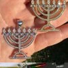 Real Moissanite Pendant Iced Jewish Menorah Hebrew Israelite Necklace 925 Silver 1 Real Moissanite Pendant Iced Jewish Menorah Hebrew Israelite Necklace 925 Silver -Harlem Bling Shop hip hop real moissanite pendant iced jewish menorah hebrew israelite necklace 925 silver 21354.1704266772