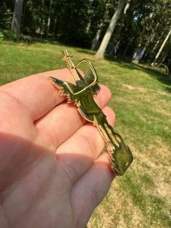 Real MOISSANITE Saint Michael Slaying Dragon Pendant 14k Gold Over 925 Silver 28 Real MOISSANITE Saint Michael Slaying Dragon Pendant 14k Gold Over 925 Silver -Harlem Bling Shop hip hop real moissanite saint michael slaying dragon pendant 14k gold over 925 silver 10823.1689204418