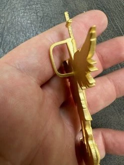 Real MOISSANITE Saint Michael Slaying Dragon Pendant 14k Gold Vermeil 925 Silver 38 Real MOISSANITE Saint Michael Slaying Dragon Pendant 14k Gold Vermeil 925 Silver -Harlem Bling Shop hip hop real moissanite saint michael slaying dragon pendant 14k gold vermeil 925 silver 32902.1684357765