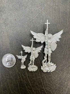 Real MOISSANITE Saint St Michael Slaying Dragon Archangel Pendant 925 Silver 37 Real MOISSANITE Saint St Michael Slaying Dragon Archangel Pendant 925 Silver -Harlem Bling Shop hip hop real moissanite saint st michael slaying dragon archangel pendant 925 silver 44372.1684357751