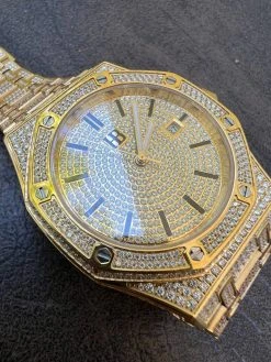 Real MOISSANITE Skeleton Watch Out Iced Gold Hip Hop Pass Diamond Test Bust Down 19 Real MOISSANITE Skeleton Watch Out Iced Gold Hip Hop Pass Diamond Test Bust Down -Harlem Bling Shop hip hop real moissanite skeleton watch out iced gold hip hop pass diamond test bust down 69248.1664355352