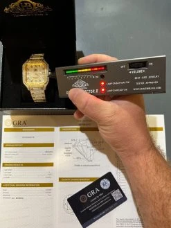 Real MOISSANITE Watch Iced Automatic Movement Gold Two Tone Hip Hop Arabic Out 19 Real MOISSANITE Watch Iced Automatic Movement Gold Two Tone Hip Hop Arabic Out -Harlem Bling Shop hip hop real moissanite watch iced automatic movement gold two tone hip hop arabic out 16445.1664302094