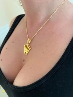 Rolex Crown Pendant - Solid 925 Silver Natural Or Gold Finish - King Crown Necklace 22 Rolex Crown Pendant - Solid 925 Silver Natural Or Gold Finish - King Crown Necklace -Harlem Bling Shop hip hop rolex crown pendant solid 925 silver natural or gold finish king crown necklace 34388.1664360868
