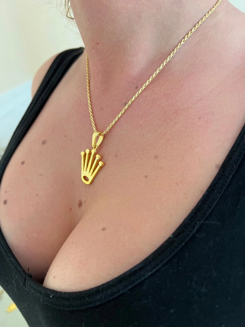 Rolex Crown Pendant - Solid 925 Silver Natural Or Gold Finish - King Crown Necklace 11 Rolex Crown Pendant - Solid 925 Silver Natural Or Gold Finish - King Crown Necklace - Image 9