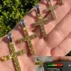 Yellow Canary MOISSANITE Real 925 Silver Cross Iced Pendant Necklace Hip Hop 2 Yellow Canary MOISSANITE Real 925 Silver Cross Iced Pendant Necklace Hip Hop -Harlem Bling Shop hip hop yellow canary moissanite real 925 silver cross iced pendant necklace hip hop 70934.1679599445