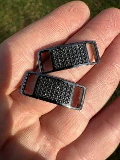 Iced 925 Sterling Silver Black Moissanite Iced Lace Locks For Sneakers AF1 Nike 29 Iced 925 Sterling Silver Black Moissanite Iced Lace Locks For Sneakers AF1 Nike -Harlem Bling Shop iced 925 sterling silver black moissanite iced lace locks for sneakers af1 nike 20262.1702269965