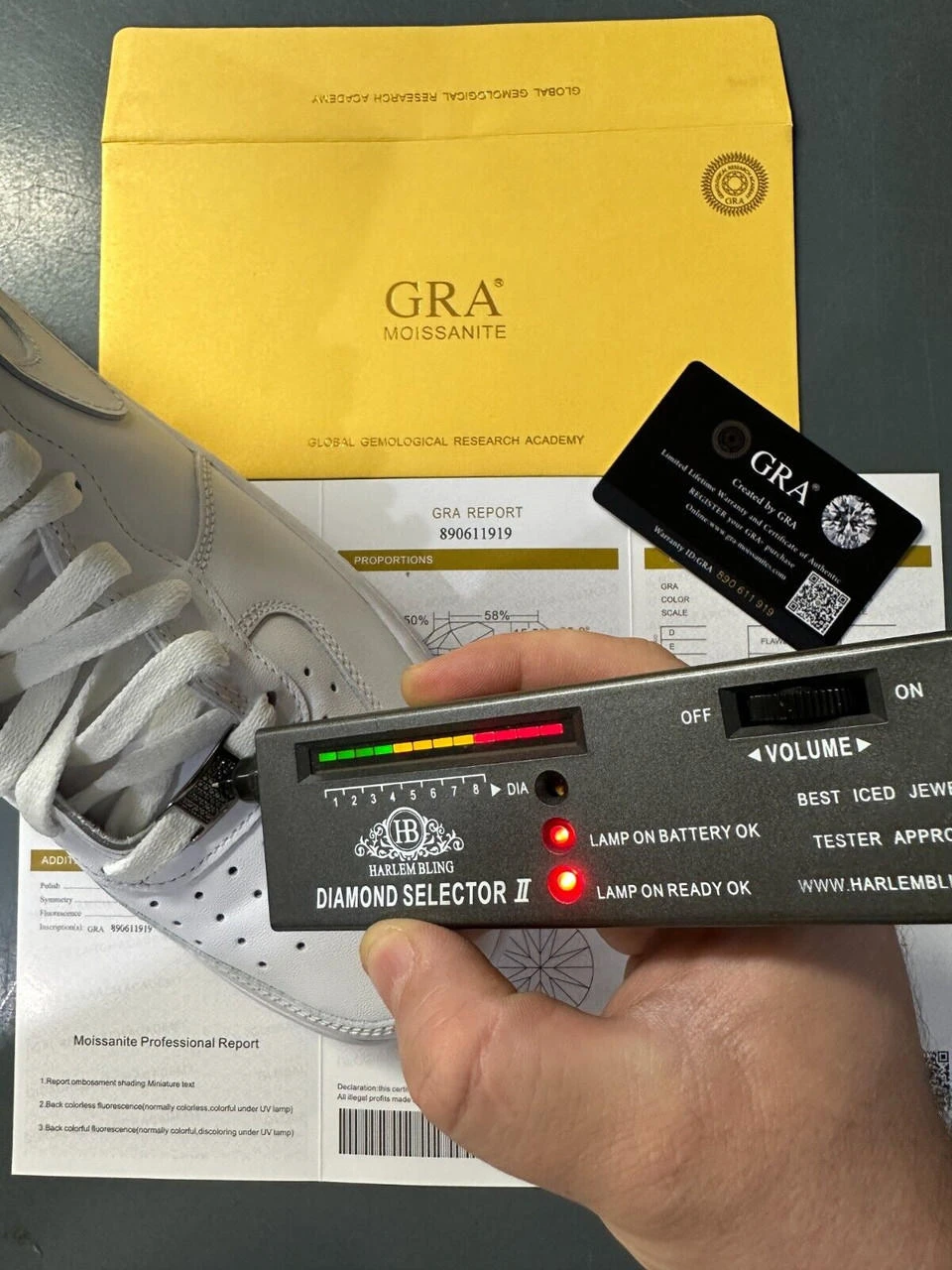 Iced 925 Sterling Silver Black Moissanite Iced Lace Locks For Sneakers AF1 Nike 6 Iced 925 Sterling Silver Black Moissanite Iced Lace Locks For Sneakers AF1 Nike - Image 4