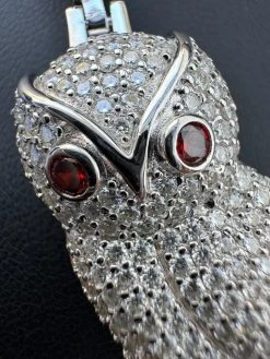 Iced MOISSANITE 925 Silver Gold Plated Hip Hop Owl Pendant Rapper OVO Necklace 32 Iced MOISSANITE 925 Silver Gold Plated Hip Hop Owl Pendant Rapper OVO Necklace -Harlem Bling Shop iced moissanite 925 silver gold plated hip hop owl pendant rapper ovo necklace 73625.1702443325