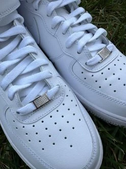 Iced Out Solid 925 Sterling Silver Moissanite Iced Lace Locks For Sneakers AF1 Etc -Harlem Bling Shop iced out solid 925 sterling silver moissanite iced lace locks for sneakers af1 etc 54152.1702183440