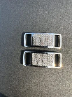 Iced Out Solid 925 Sterling Silver Moissanite Iced Lace Locks For Sneakers AF1 Etc -Harlem Bling Shop iced out solid 925 sterling silver moissanite iced lace locks for sneakers af1 etc 81635.1702183444