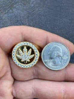14k Gold & Solid 925 Sterling Silver Iced Weed Marijuana Leaf Ring Flooded Out 24 14k Gold & Solid 925 Sterling Silver Iced Weed Marijuana Leaf Ring Flooded Out -Harlem Bling Shop italiano silver inc 14k gold and solid 925 sterling silver iced weed marijuana leaf ring flooded out 25378.1664376072