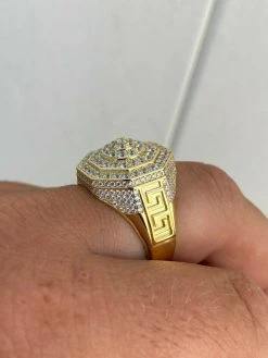 14k Gold Vermeil 925 Hip Hop RING Super Iced Moissanite Pass Diamond Test Pinky 21 14k Gold Vermeil 925 Hip Hop RING Super Iced Moissanite Pass Diamond Test Pinky -Harlem Bling Shop italiano silver inc 14k gold vermeil 925 hip hop ring super iced moissanite pass diamond test pinky 02810.1664383901