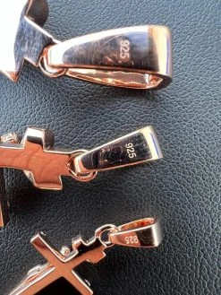 14k Rose Gold Plate Solid 925 Silver Cross Jesus Piece Crucifix Pendant Necklace 21 14k Rose Gold Plate Solid 925 Silver Cross Jesus Piece Crucifix Pendant Necklace -Harlem Bling Shop italiano silver inc 14k rose gold plate solid 925 silver cross jesus piece crucifix pendant necklace 22993.1674668649