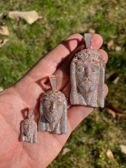 14k Rose Gold Vermeil Fully Iced MOISSANITE Jesus Piece Pendant Diamond Tester ✅ 21 14k Rose Gold Vermeil Fully Iced MOISSANITE Jesus Piece Pendant Diamond Tester ✅ -Harlem Bling Shop italiano silver inc 14k rose gold vermeil fully iced moissanite jesus piece pendant diamond tester 85179.1665669865