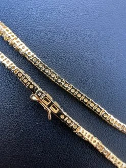 2mm MOISSANITE 14k Gold Vermeil Silver Tennis Chain Necklace Pass Diamond Test 19 2mm MOISSANITE 14k Gold Vermeil Silver Tennis Chain Necklace Pass Diamond Test -Harlem Bling Shop italiano silver inc 2mm moissanite 14k gold vermeil silver tennis chain necklace pass diamond test 05178.1664362206